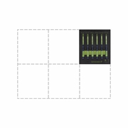 Afbeeldingen van Set of micro screwdrivers for electronics for Torx screws in Foam WODEX WX2947/SE6