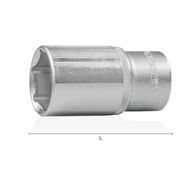 Afbeeldingen van Long hexagonal sockets 1/2" WODEX WX2208