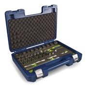 Image de Socket sets 3/8" in case WODEX WX2190/SE40-PC