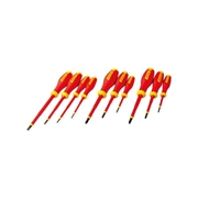 Afbeeldingen van Screwdrivers 1000 volt VDE insulated in kit WODEX WX4360/S8 - WX4360/S10