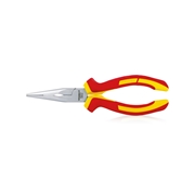 Afbeeldingen van Half round long nose pliers VDE insulated 1000 Volt WODEX WX3210