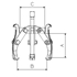 Afbeelding van Reversible extractors 3 arm WODEX WX5973