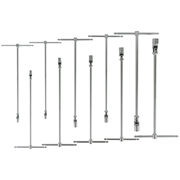 Image de Set of T-handle swivel head hexagonal socket wrenches WODEX WX1910/S7 - WX1910/S10