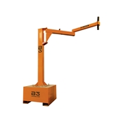 Afbeeldingen van Movable SC Jib cranes with articulated arm with palletized base B-HANDLING