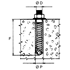 Afbeelding van Screws and chemical fixing for column mounted Jib cranes B-HANDLING