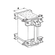 Afbeeldingen van Anchoring bracket system kit for wall mounted cranes B-HANDLING