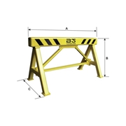 Afbeeldingen van Approved trestles B-HANDLING