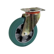 Image de Polyurethane wheels with cast aluminium centre with support TELLURE R&#212;TA TR-ROLL