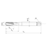 Afbeelding van Spiral flute 15&#176; taps for blind- holes M WRK