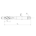 Afbeelding van Spiral flute 40&#176; taps for blind- holes M WRK