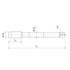 Afbeelding van Spiral flute 40&#176; taps for thread inserts EG M WRK