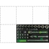 Image sur Socket set 1/2&quot; WODEX WX2280/SE36-PC